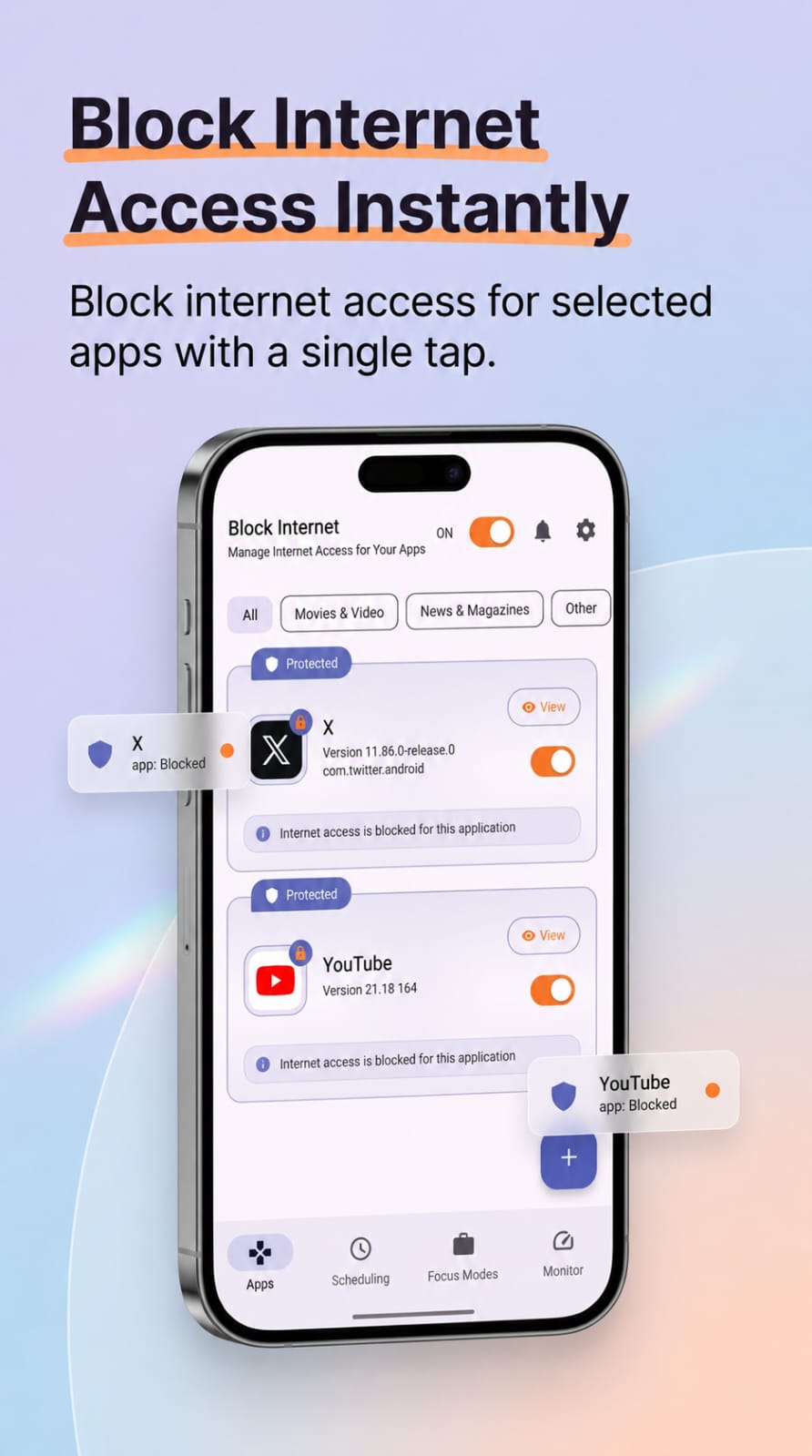 Internet Blocker Screenshot 2